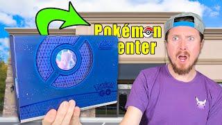 Testing a POKEMON CENTER Exclusive GO Elite Trainer Box! (opening)