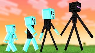 Evolving as an Enderman in Minecraft