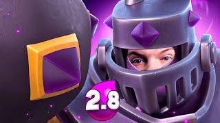 2.8 FAST MEGA KNIGHT CYCLE DECK IN CLASH ROYALE!