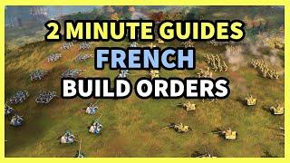 2 Minute Guide | French Civilization Build Orders | Age of Empires 4