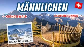 MANNLICHEN, SWITZERLAND | What to do ALL year long + the best views of Lauterbrunnen & Grindelwald!