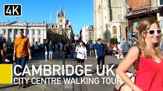 Cambridge, England Walk I City Centre Walking Tour 4K