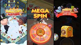 Amazing partners Event Gameplay Rewards Mega spin Monopoly Go #amazing #partners #monopolygo