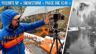 Photographing in Yosemite NP During a Snowstorm with the New Phase One XC40 IQ4 150MP