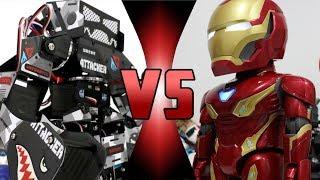 ROBOT DEATH BATTLE! - SUPER ANTHONY VS IRON MAN! (Battle Bots!)