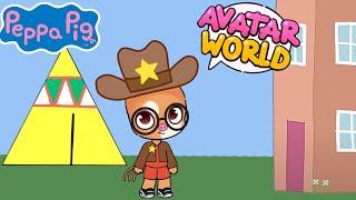 Peppa Pig in Avatar World | Pedro the Cowboy 