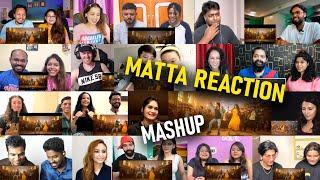 MATTA full  song mega  Reaction mega mashup  | Thalapathy Vijay The Greatest Of All Time