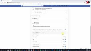 Facebook - uitschakelen meldingen