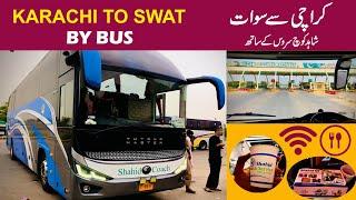 Karachi to Swat by Bus | Shahid Coach Yutong Nova Bus | Travel Vlog