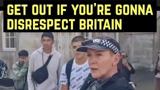 British Armed Police Confront Disrespectful Arab Tourists.