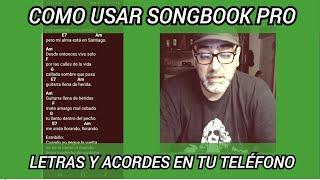 Songbook Pro - Letras de canciones - Acordes de canciones