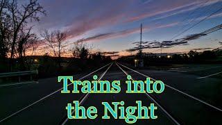 Catching Multiple Trains into the Night - Macungie Pennsylvania