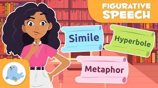 FIGURATIVE SPEECH for KIDS  Similes, Metaphors and Hyperboles ️ Literature for Kids ️ Episode 1