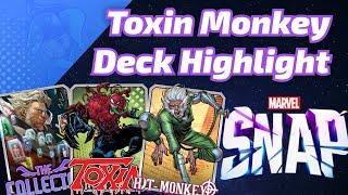 Toxin Hit-Monkey Bounce Testing | Marvel SNAP Deck Highlight