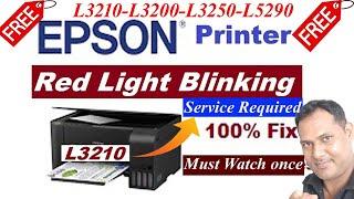 How To Reset Epson L3210 Printer Free 100%  || Epson L3210 Printer Reset Kaise Kare