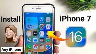 How to Get iOS 16 on iPhone 7  | How To Update To ios 16 on iphone 7 | iOS 16 Update For iPhone 7