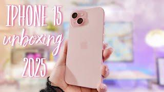 .⋆｡⋆ ˚ iPhone 15 pink | UNBOXING 2025 ｡⋆｡˚˚｡⋆.