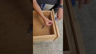 hidden gold drawer #furniture #diy #woodworking #asmr #ngocsyh #mochuongnoi