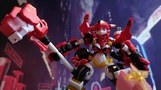 Astracraft Vs. Big Fire Bird Combiner Magichenshin Series 【Transformers Stop Motion Animation】