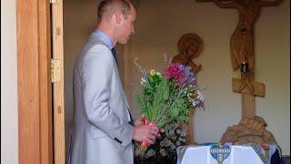 Prince William Visits Tomb Grave Of Great Grandmother Princess Alice - Jerusalem 2018