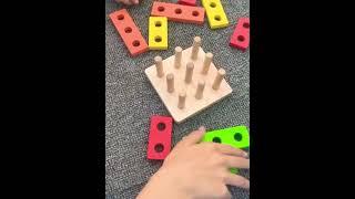 Wooden educational toys | educational blocks toy for kids