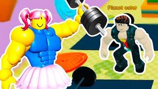 Прокачка в СТРОНГМЕН Симулятор! Strongman Simulator Roblox