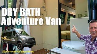 FIRST EVER DRY BATH Adventure Van by OUTSIDE VAN 170 WB Sprinter @ 2025 FL RV SuperShow