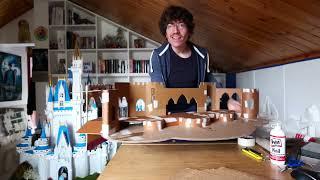 EPISODE 3 -Sleeping Beauty Castle Model Building - Making the back of the ground floor