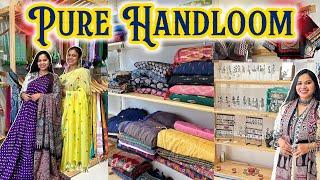 HANDLOOM SAREE in BUDGET | Handloom Readymade Blouses and Dresses | Afghani Jewellery | HIDDEN PLACE