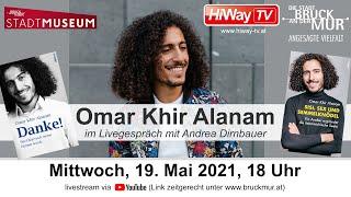 Omar Khir Alanam im Livegespräch mit Andrea Dirnbauer