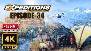 Expeditions: A MudRunner Game Live Episode-34 - 4K Video