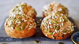 Amazing Red Lentil Bread Rolls (Gluten-free, Egg-free, Yeast-free, Oil-free)