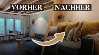 MAKE-OVER! Vom kalten Wohnzimmer in eine helle Wohlfühloase - und wie du das auch kannst!