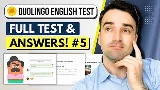 Duolingo English Test 2024 - Full Test & Answers 5 - Test Yourself