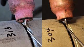 304 and 316! The secret of open gaps that only a few know! TIG welding root pass