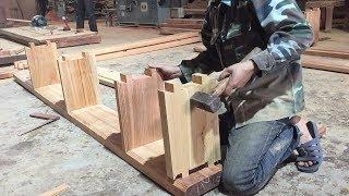 Amazing Woodworking Project - How To Make New Main Door Frame Extremely Large