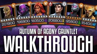 Autumn of Agony Gauntlet Walkthrough - All Solos