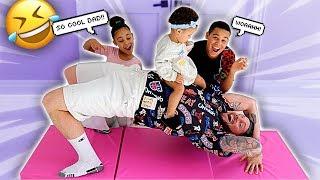 FAMILY GYMNASTICS CHALLENGE *BAD IDEA*