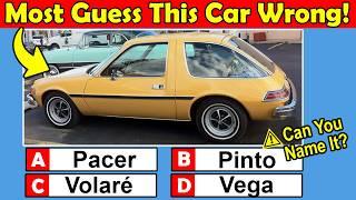 Can You Name These 20 Classic Cars? Start the Quiz & Find Out...