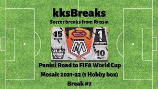 Panini Mosaic Road to FIFA World Cup 2021-22 (1 Hobby box) - Break #7