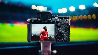 Photographing Manchester United, Pitch-side. 400mm F2.8 SONY