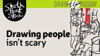 Draw Tip Tuesday - How to Draw People