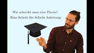 Wie Schreibt man eine Thesis? Eine Schritt für Schritt Anleitung zur Bestnote