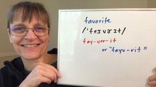 How to Pronounce Favorite (Like a Native Speaker) Speech Modification.com