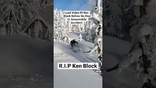 Ken Block Last Video..RIP  #rip#hoonigan#gonetoosoon#legend#drifting#driver#redbull#racing#shorts