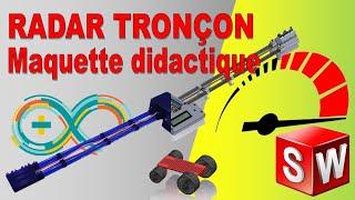 Radar tronçon - Maquette didactique #arduino