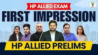 First Impression of HP Allied Prelims 2024 | HP Allied Exams 2024 | Success Tree Himachal