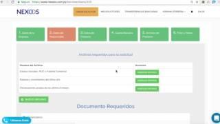 Cómo crear una solicitud de préstamo en Nexoos