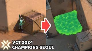 Snake Bite lineup on Bind used by FUT yetujey in VCT 2024 Champions Seoul【 VALORANT 】