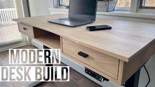 Modern Sit/Stand Desk Build